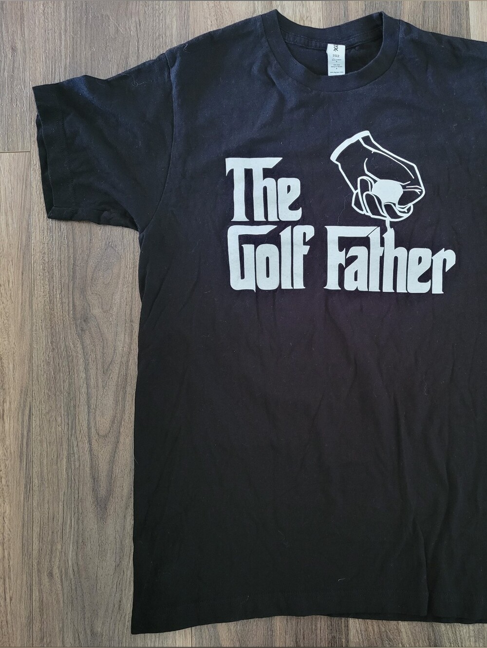 The Golf Father Black Graphic Tee